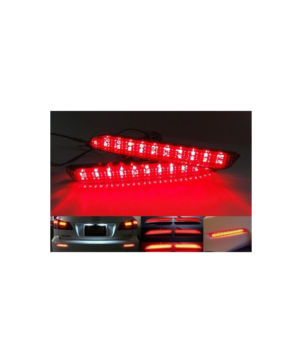 Kit 2 Fanali Posteriori A Led Rosso Lexus IS F GX470 RX300 Toyota Harrier Verso Avalon Matrix Sienna Venza