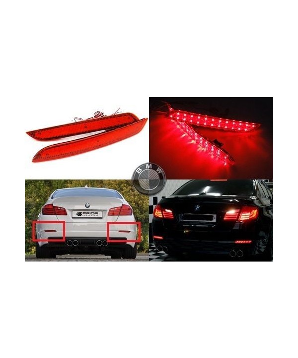 Kit 2 Fanali Posteriori A Led Rosso Per BMW Serie 5 F10 F11 F18 520d 520i 523i 525d 528i 530d 530i 535d 535i 550i