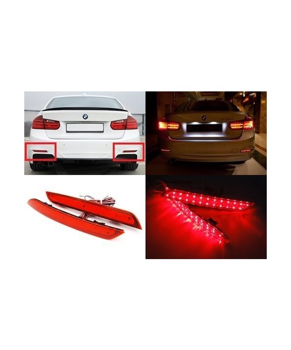 Kit 2 Fanali Posteriori A Led Rosso Per BMW Serie 3 4 F30 F31 F32 F33 F34 F35 F36 316d 316i 318d 320d 320i 320Li