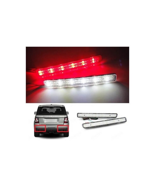 Kit 2 Fanali Posteriori A Led Trasparente Per Land Rover Discovery 3 4 Range Rover Sport L320