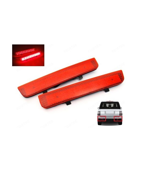 Kit 2 Fanali Posteriori A Led Rosso Per Land Rover Freelander 2 Range Rover L322 Sostituzione Catarifrangente Riflettore Originale