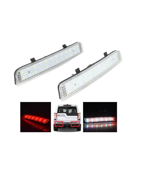 Kit 2 Fanali Posteriori A Led Trasparente Per Land Rover Freelander 2 Range Rover L322