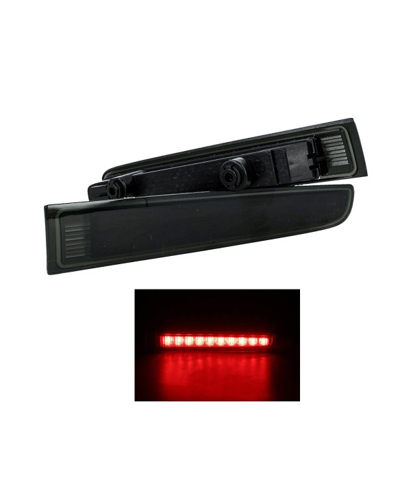 Kit Coppia 2 Terzo Stop Led Nero Fume Per VW Multivan T5 T6 OEM 7E0945097E 7E0945097F Con Apertura Doppia Porta Anta Posteriore