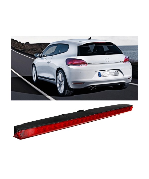 Kit Luce Terzo Stop a Led Singolo Rosso Per VW Scirocco 2009-2016