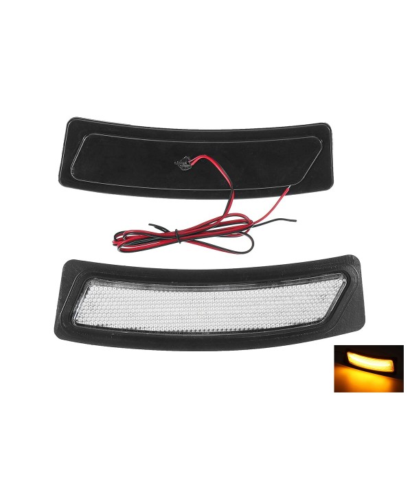 Kit Freccia Laterale a Led Side Marker Lente Trasparente Luce Arancione Per BMW Serie 3 F30 OEM 63147847205 63147847206