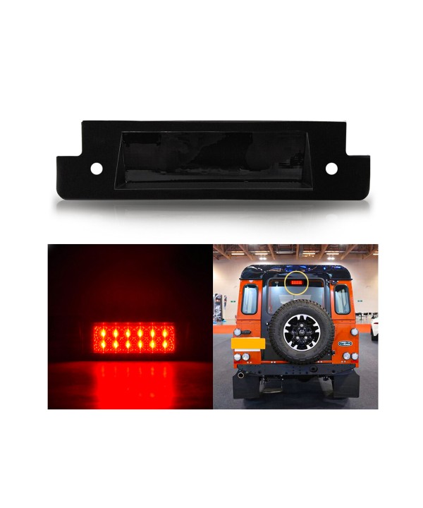 Kit Luce Terzo Stop a Led Singolo Nero Fume Per Land Rover Defender 1990-2016 Discovery II 1994-2004 OEM LR044451LEDR