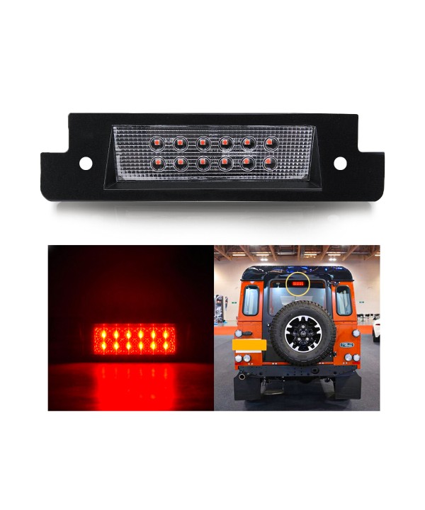 Kit Luce Terzo Stop a Led Singolo Trasparente Per Land Rover Defender 1990-2016 Discovery II 1994-2004 OEM LR044451LEDR