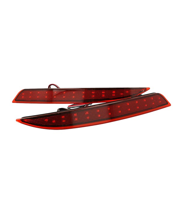 Kit 2 Fanali Posteriori A Led Rosso Per Opel Astra J Hatch 2010-2015 OEM 13262018 Sostituzione Riflettore Catarifrangente Originale