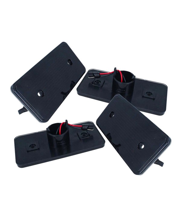 Kit 4 Frecce Laterale a Led Side Marker Lente Nero Fume Luce Arancione Mercedes Benz W463 G500 G550 G55 G63 OEM A463820141