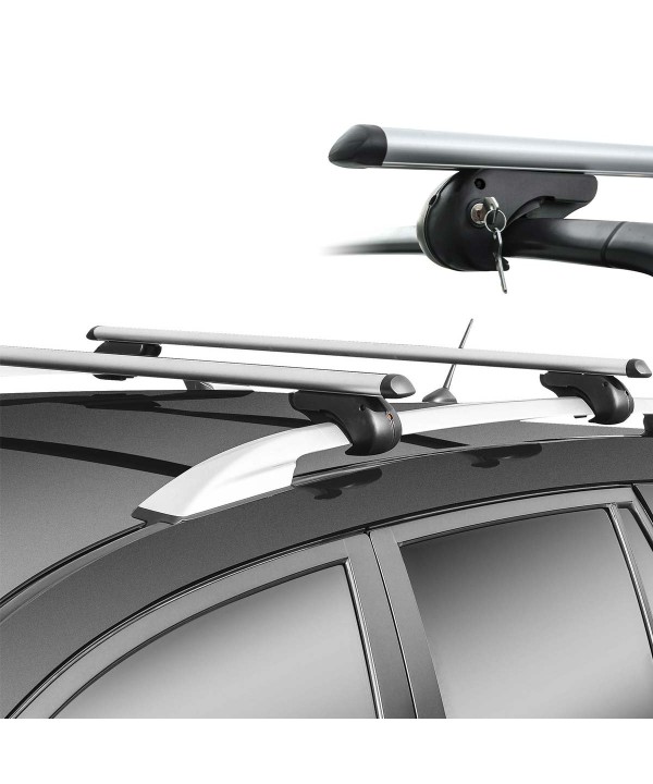 MENABO BRIO XL Barre Da Tetto Raised Rails 135cm (Rails Separati) Made In Italy