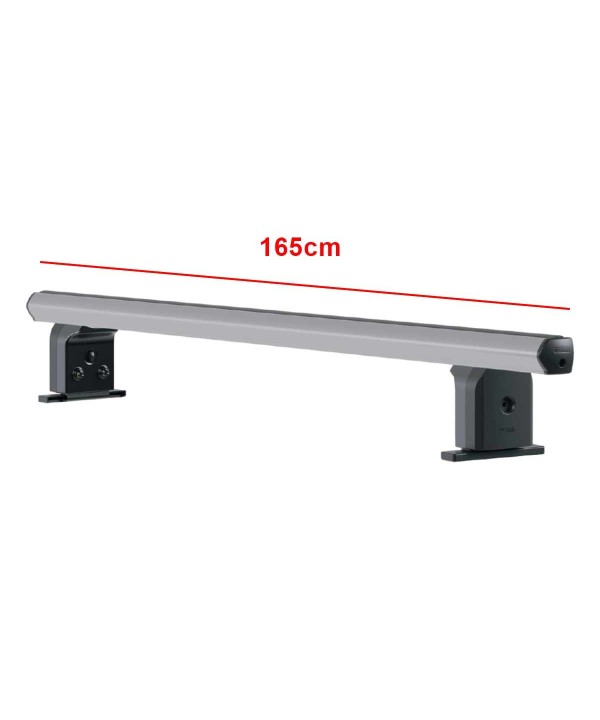 Barra Portapacchi Professionale per Tetto Veicoli Commerciali Furgone in Alluminio Portata 50Kg Lunghezza 165cm XXL