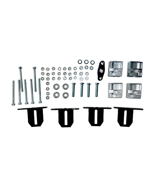 Kit di Fissaggio per Barre Portatutto da Tetto Delta/Omega per Auto Modello 000106100000 FIX205FP Made in Italy
