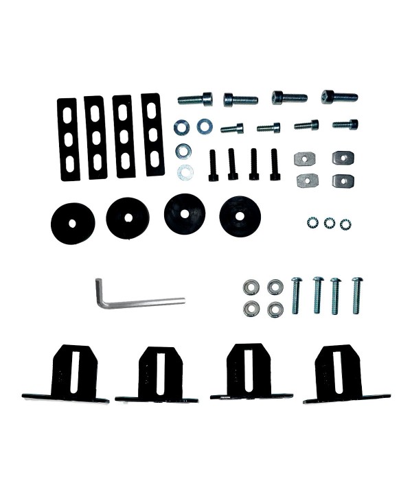 Kit di Fissaggio per Barre Portatutto da Tetto Delta/Omega per Auto Modello 000106600000 FIX208FP Made in Italy