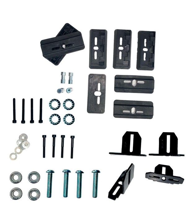 Kit di Fissaggio per Barre Portatutto da Tetto Delta/Omega per Auto  Modello 000106700000 FIX209FP Made in Italy