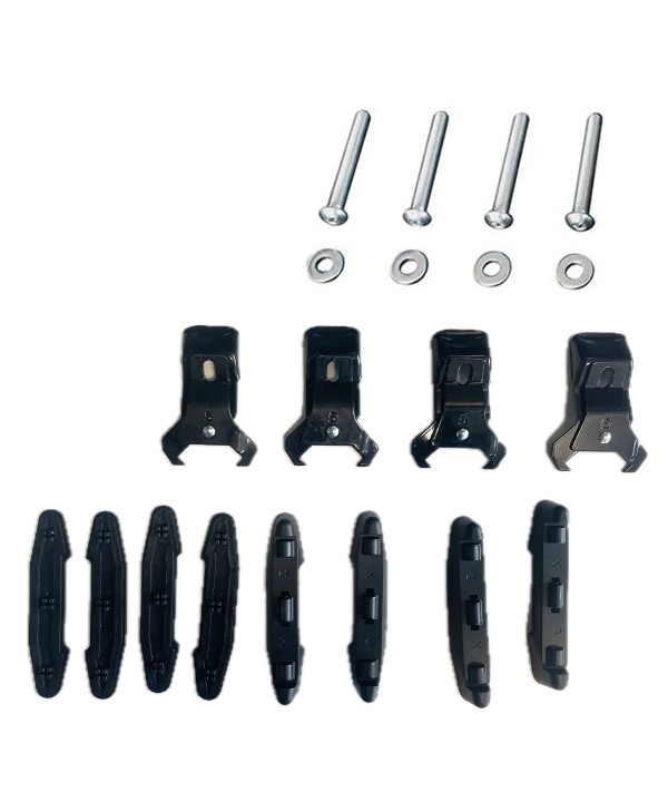 Kit di fissaggio per Barre Portatutto da Tetto Delta/Omega per Auto Modello 000106800000 KIT53 Made in Italy
