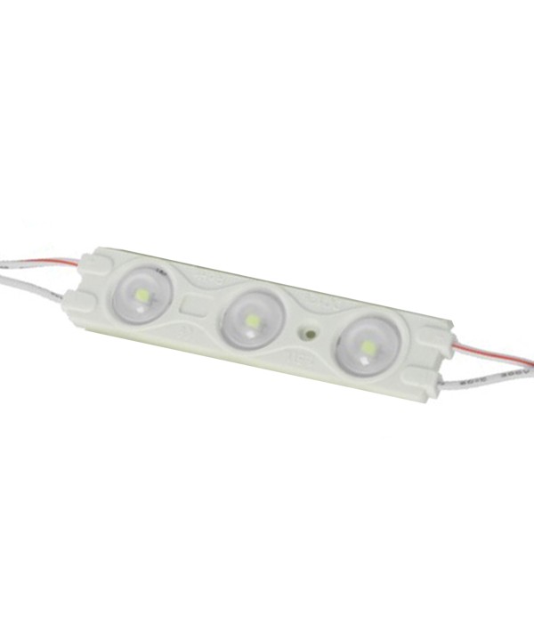 Modulo Mattone LED 3 SMD 2835 Bianco Caldo 12V IP67 Con Lente Ingrandimento 160 Gradi SKU-5124