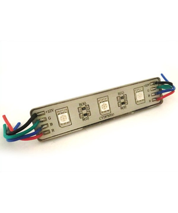 Modulo Mattone LED 3 SMD RGB 7 Colori 12V Impermeabile SKU-5134