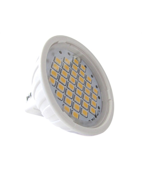 Faretto Lampadina LED GU5,3 MR16 3,5W=30W DC/AC 12V Bianco Freddo 36 SMD 2835