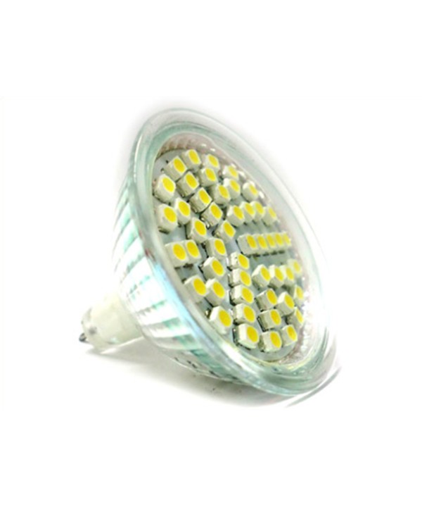 Lampada Led Dicroica MR16 4W 48 SMD 12V Bianco Freddo Basso Consumo