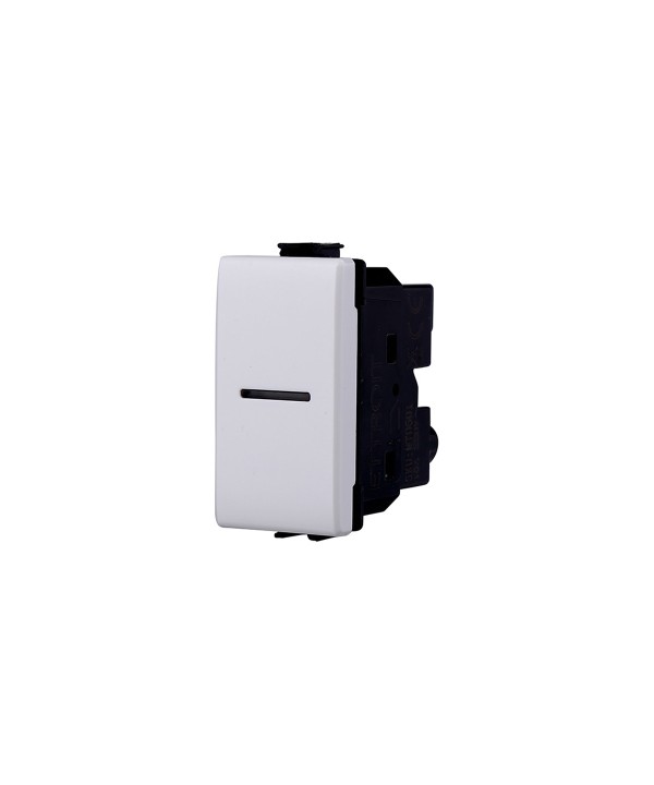 ETTROIT Deviatore Assiale 1P 16A Bianco Compatibile Con Bticino Matix