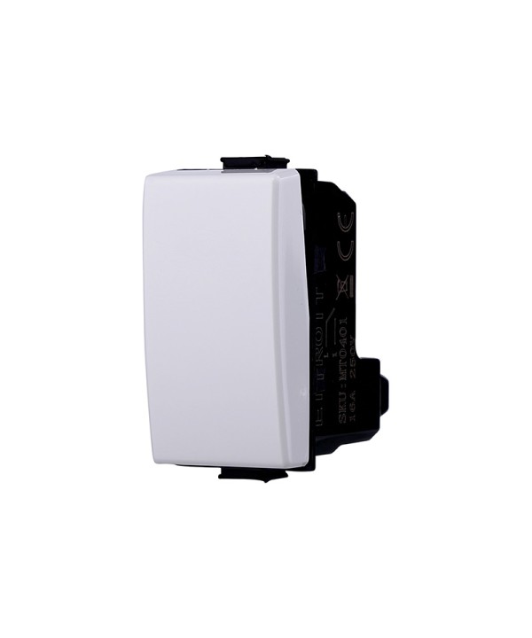 ETTROIT Invertitore 1P 16A Colore Bianco Compatibile Con Bticino Matix