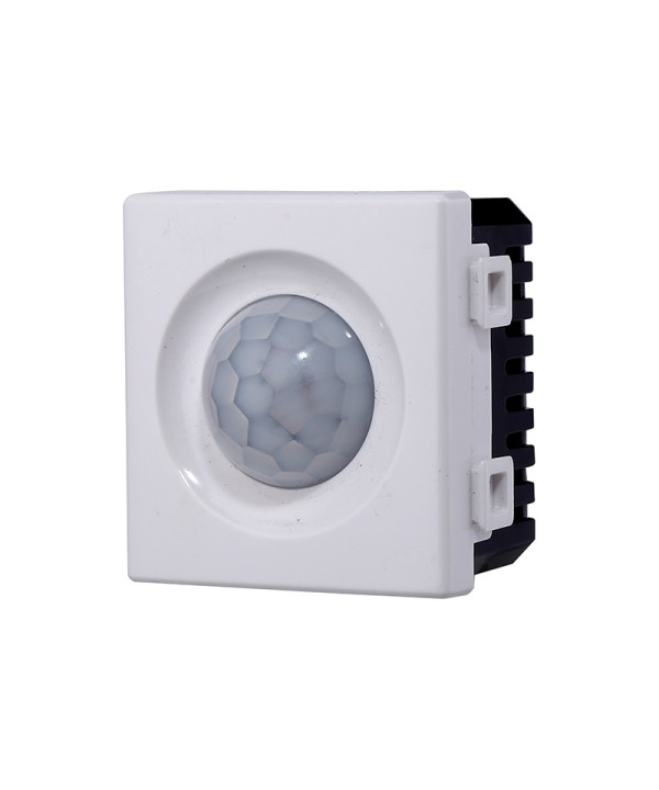 ETTROIT Sensore Movimento PIR Timer 2P 2M Colore Bianco Compatibile Con Bticino Matix