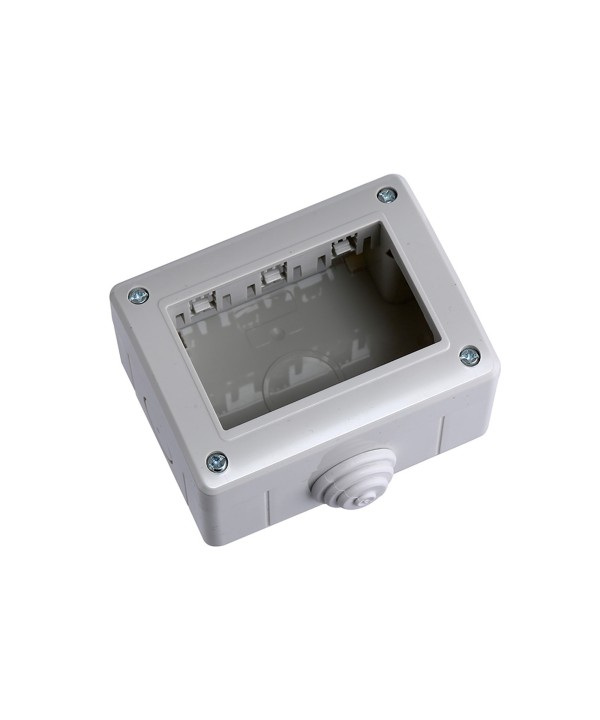 ETTROIT Custodia 3P IP40 Scatola Porta Frutti Da Esterno 3 Posti ModuliCompatibile Con Bticino Matix