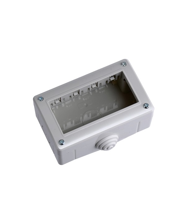ETTROIT Custodia 4P IP40 Scatola Porta Frutti Da Esterno 4 Posti ModuliCompatibile Con Bticino Matix