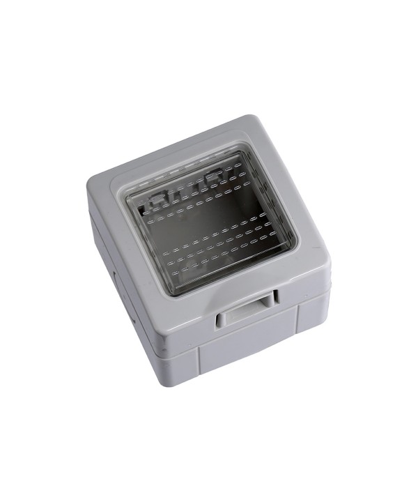 ETTROIT Custodia 2P IP55 Scatola Porta Frutti Con Coperchio 2 Posti Moduli Compatibile Con Bticino Matix
