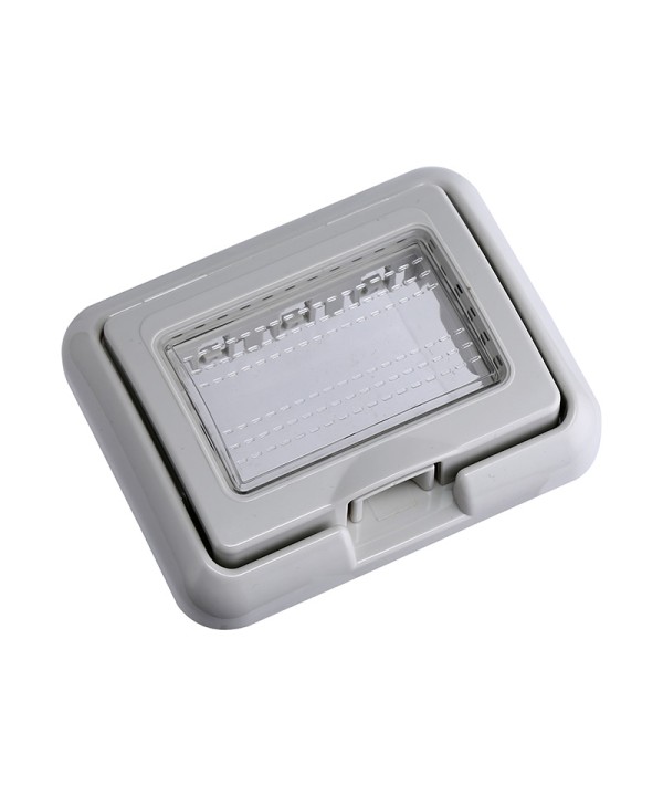ETTROIT Placca con Coperchio 3P Supporto Stango Idrobox IP55 Compatibile Con Bticino Matix
