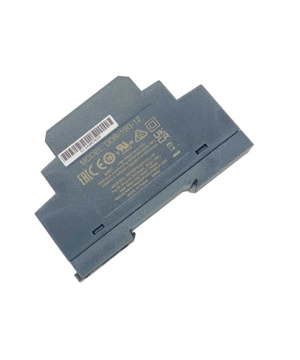 MeanWell DDR-15G-12 Convertitore tipo DC-DC per Guida DIN Input 9-36V Output 12V 1,25A 15W