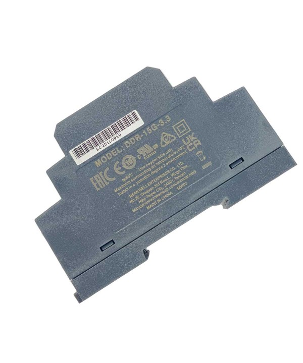 MeanWell DDR-15G-3.3 Convertitore tipo DC-DC per Guida DIN Input 9-36V Output 3,3V 3,5A 15W