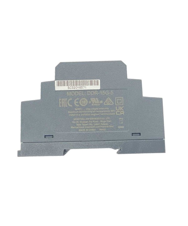 MeanWell DDR-15G-5 Convertitore tipo DC-DC per Guida DIN Input 9-36V Output 5V 3A 15W