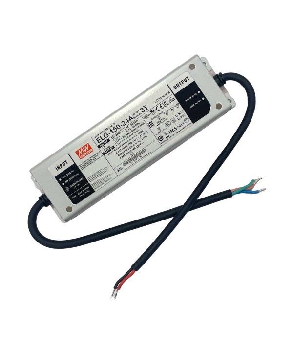 MeanWell ELG-150-24A-3Y Alimentatore IP67 150W 24V 6,25A Input 220V e 110V