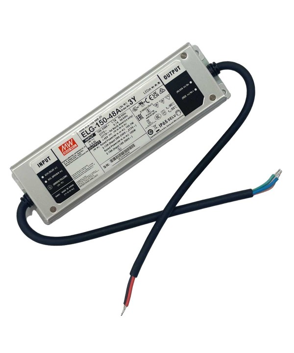 MeanWell ELG-150-48A-3Y Alimentatore IP67 150W 48V 3,13A Input 220V e 110V