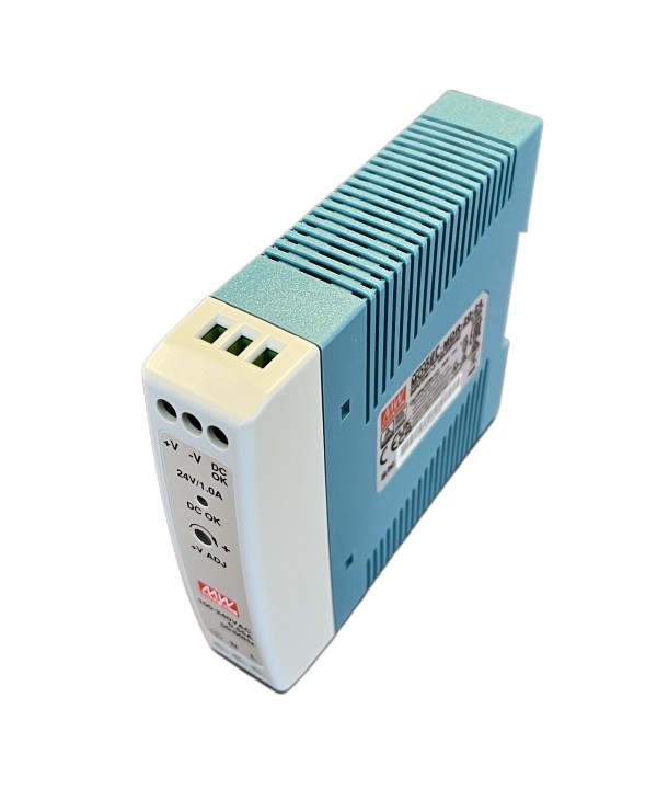 MeanWell MDR-20-24 Alimentatore Guida DIN 20W 24V 1A Input 220V e 110V