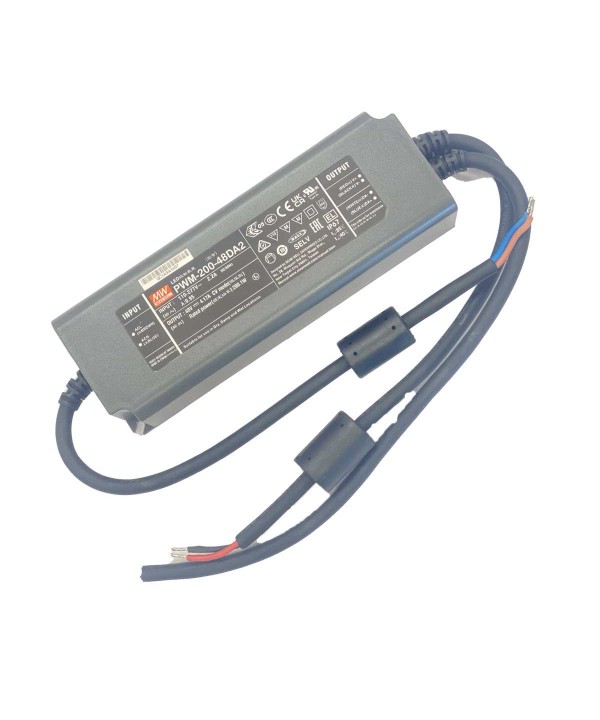 MeanWell PWM-200-48DA2 Alimentatore Led Dimmerabile DALI e DALI-2 200W 48V 4,17A IP67 Input 220V e 110V