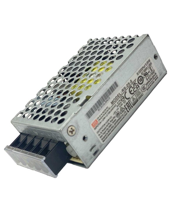 MeanWell RS-25-5 Alimentatore CV 25W 5V 5A IP20 Input 220V e 110V