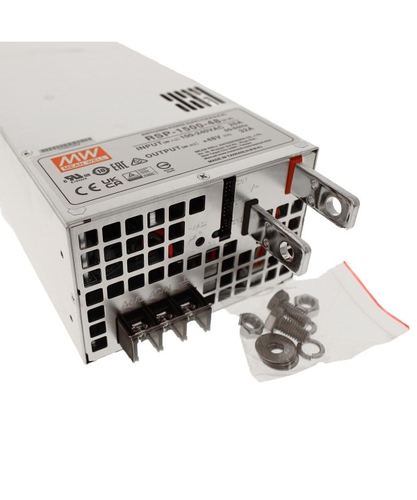 MeanWell RSP-1500-48 Alimentatore Led 1500W 48V 32A Senza Ventola Input 220V e 110V