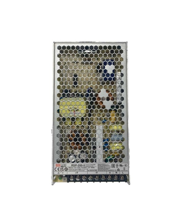 MeanWell RSP-200-5 Alimentatore Led 200W 5V 40A Senza Ventola Input 220V e 110V
