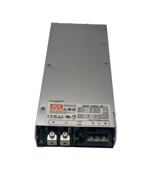 MeanWell RSP-2000-48 Alimentatore Led 2000W 48V 42A Senza Ventola Input 220V e 110V