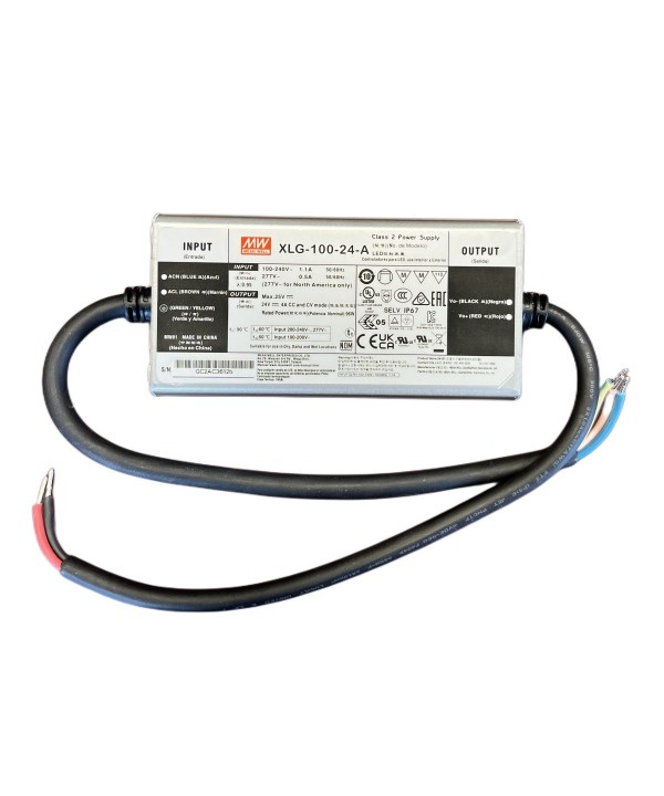 MeanWell XLG-100-24-A Alimentatore IP67 100W 24V 4A Input 220V 110V