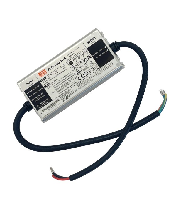 MeanWell XLG-100-H-A Led Driver Corrente Costante 2100mA 27-56V 100W IP67 Input 220V e 110V