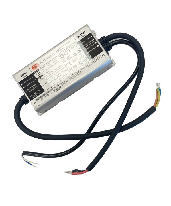 MeanWell XLG-100-H-AB Led Driver Corrente Costante 2100mA 27-56V 100W IP67 Dimmerabile 3 In 1