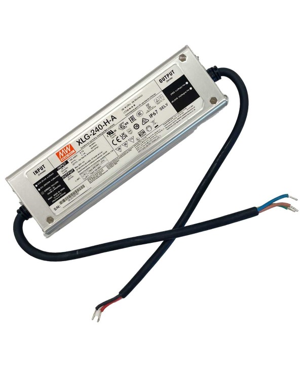 MeanWell XLG-240-H-A Led Driver Corrente Costante 4900mA 27-56V 240W IP67 Input 220V e 110V