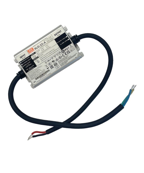 MeanWell XLG-25-A Led Driver Corrente Costante 700mA 22-54V 25W IP67 Input 220V e 110V