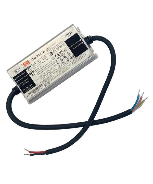 MeanWell XLG-75-L-A Led Driver Corrente Costante 700mA 53-107V 75W IP67 Input 220V e 110V