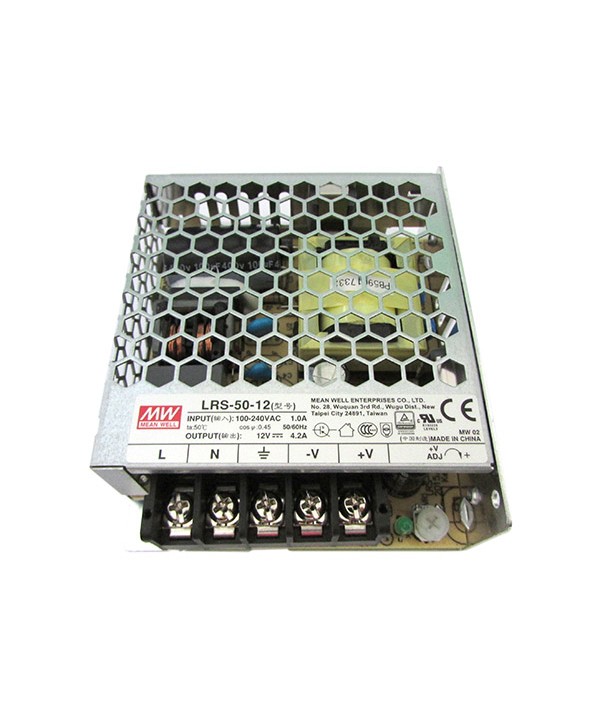 Alimentatore MeanWell CV 50W 4,2A LRS-50-12 Trasformatore Da AC 220V A DC 12V Per Strip Led