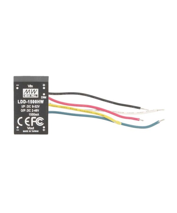 DC/DC Step Down Converter Meanwell LDD-1500HW 1500mA da DC9-56V a DC2-46V