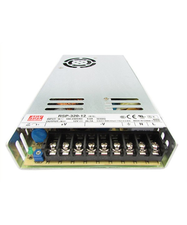 Alimentatore MeanWell CV 300W 25A RSP-320-12 Trasformatore Da AC 220V A DC 12V Per Luci Led Interno